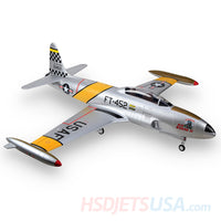 HSDJETS T-33 Foam Turbine Yellow ribbon Colors PNP XT60 plug