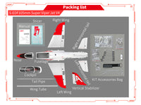 HSDJETS S-EDF 105mm Super Viper PNP 12S