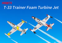 HSDJETS T-33 Foam Turbine Yellow ribbon Colors PNP XT60 plug