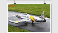 HSDJETS T-33 Foam Turbine Yellow ribbon Colors PNP XT60 plug