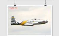 HSDJETS T-33 Foam Turbine Yellow ribbon Colors PNP XT60 plug