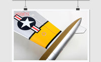 HSDJETS T-33 Foam Turbine Yellow ribbon Colors PNP XT60 plug